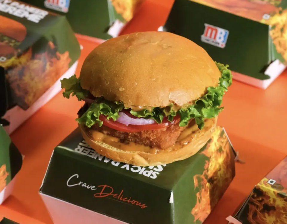 veg burger with fries Samrala